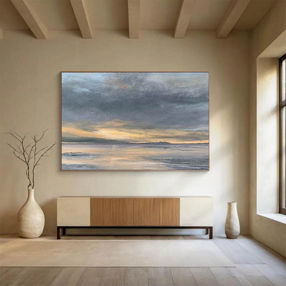 evening sea abstract dramatic design 4